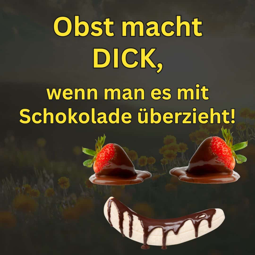 Obst macht dick